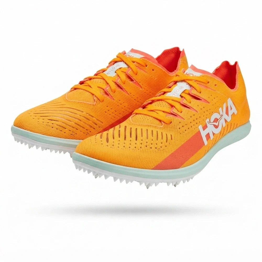 Hoka Cielo X LD Track Spikes Mens 11 Orange New Carbon Fiber Plate 1123097 RYCM